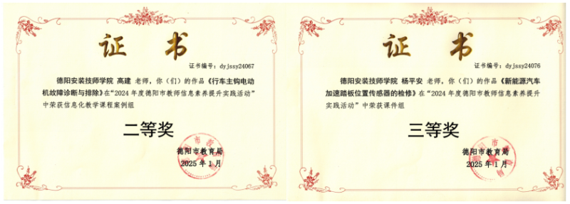 学院教师在德阳市教师信息素养提升实践活动荣获佳绩